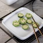 OEM Square Porcelain Soy Sauce Dish Tableware Accessories