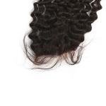 Brazilian Virgin Hair Curly Texture Top Lace Closure 4"x4" Lace Size for Black