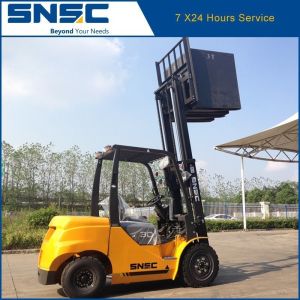China 3000kg Diesel Counterbalance 5000mm Lift Diesel Powered Forklift wholesale