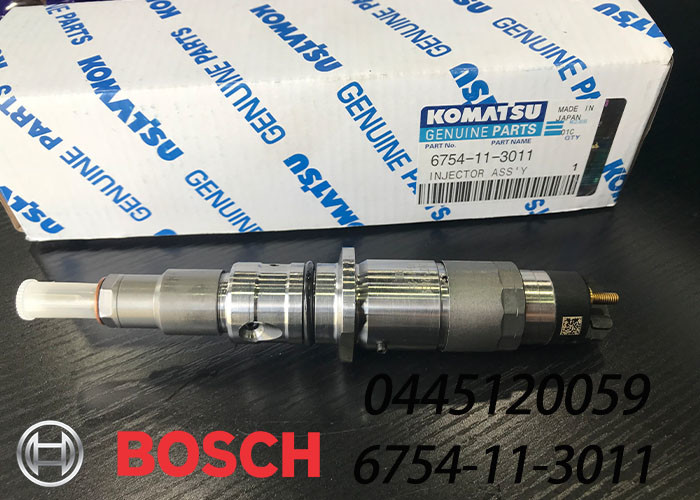 Neutral new diesel BOSCH KOMATSU injector. We are distributors of Bosch Komatsu