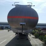 48m3 Aluminum Fuel Tanker Semi Trailer Tri Axle For Diesel ,Oil , Gasoline,