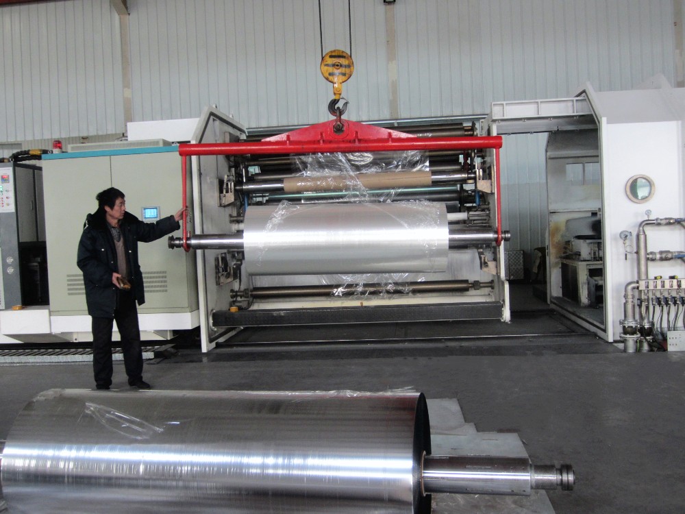 Free Span Aluminum Vacuum Metallizer for PET/CPP/BOPP/PE/PVC Films and 20000KG Weight