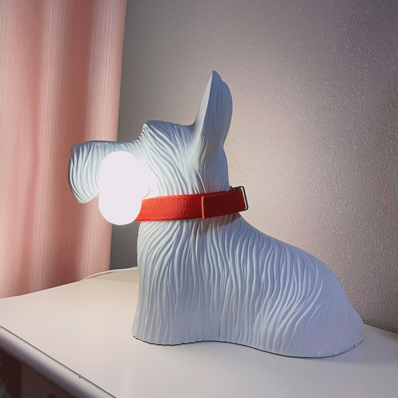 Italy Designer Scotch Dog Pendant Lamp for Living Room Kitchen Bedroom Europe Fancy aesthetic lamp(WH-MTB-276)