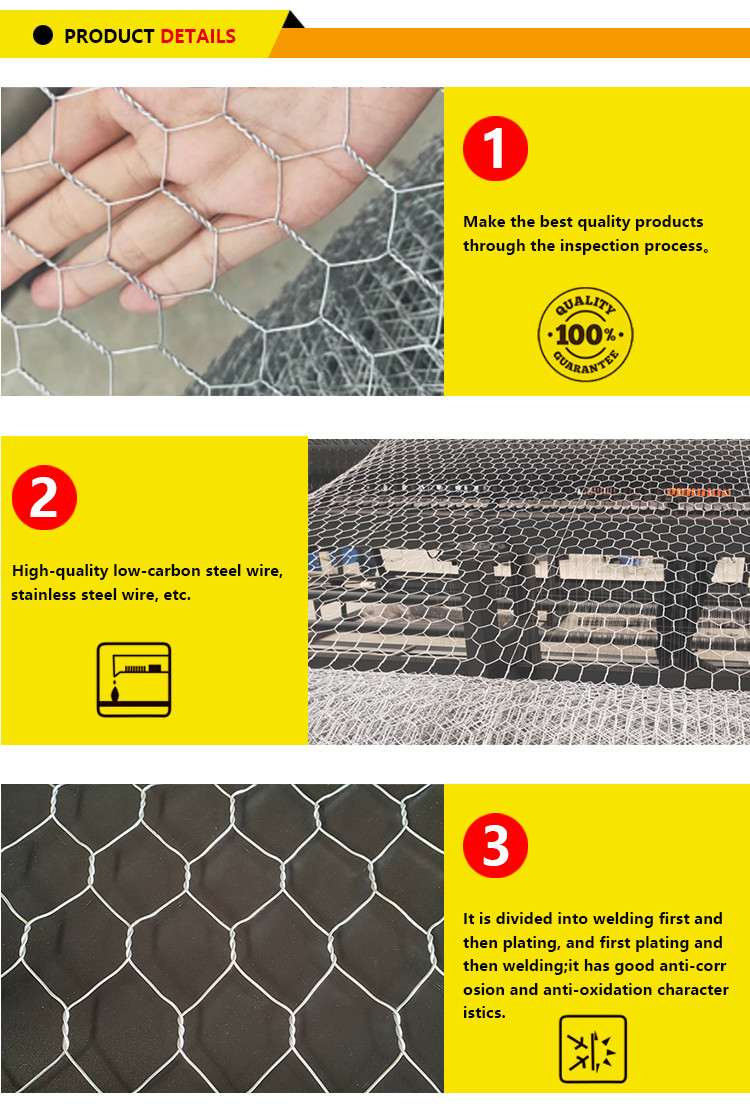 Length 10-50m Chicken Coop Wire Mesh With Zinc Coating 20g/M2-60g/M2