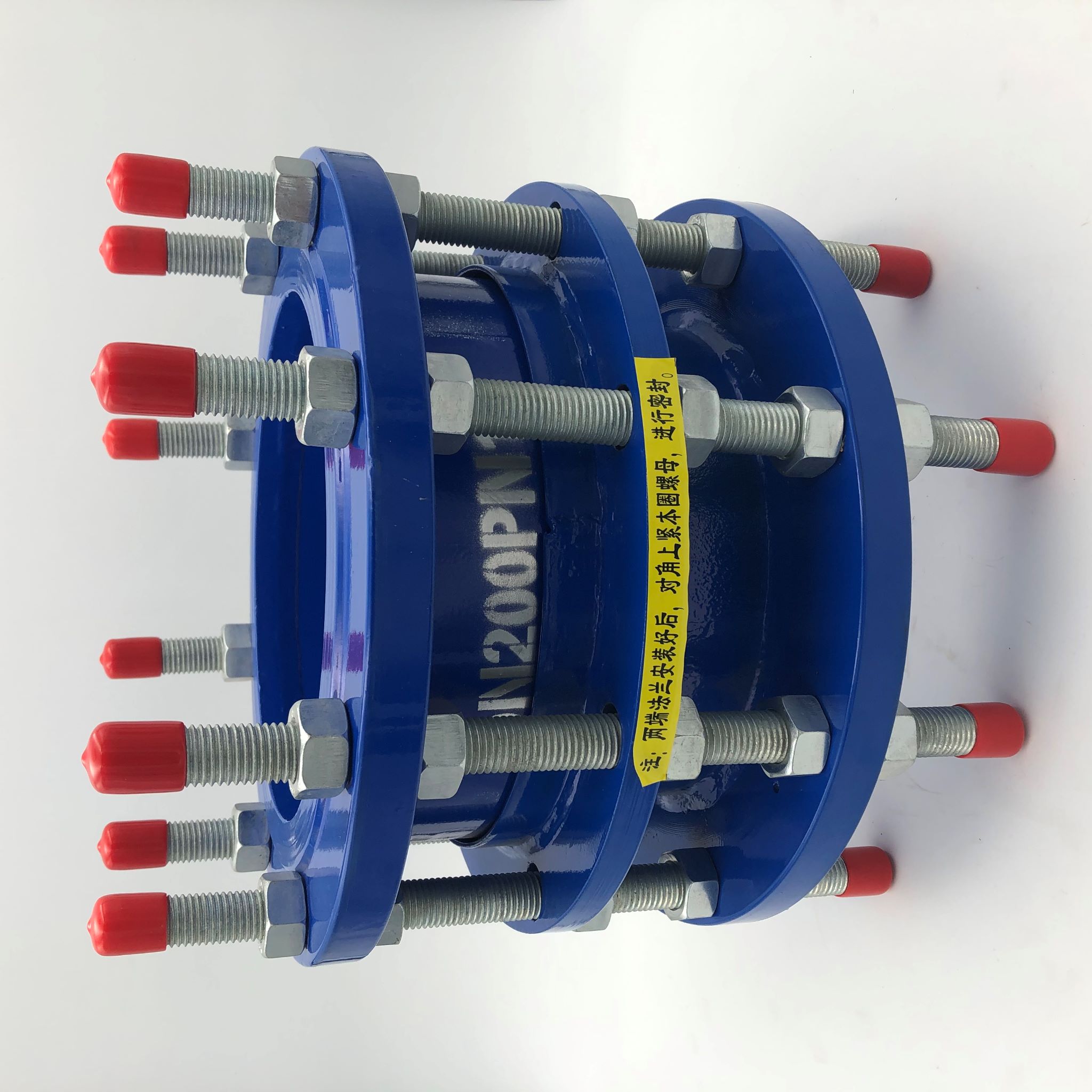 8" 4" 6" Flange Adapter Dn1600 Carbon Steel Blue Epoxy Resin Coated Flange Disassembly Joint