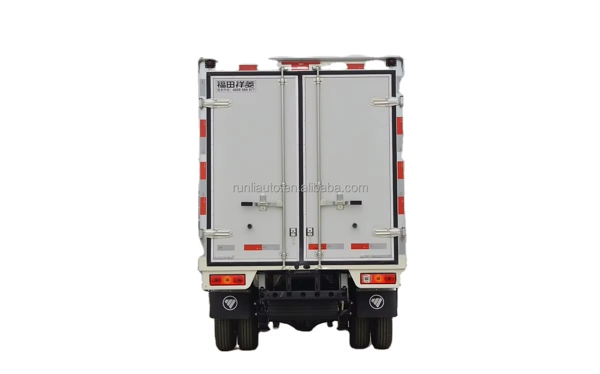 Hot Sale Foton Xiangling Van Truck M1 1.6L 105HP 2.6m Small Light Mini Double Cabin Box Cargo Truck