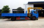 Straight Arm Truck Mounted Mobile Crane , Heavy Duty Telescoping Boom Crane