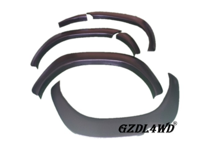 Car Black Toyota Hilux Pick Up Fender Flares 2015 2016 Without Decorative Screws