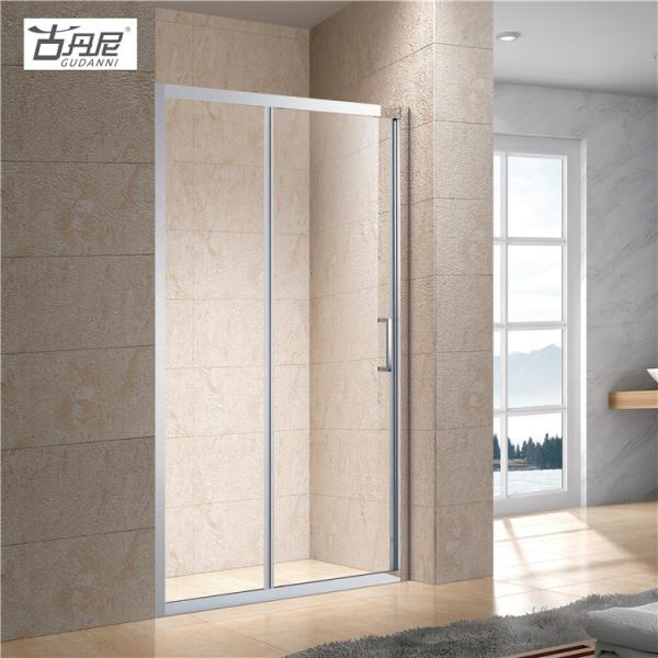 Shower Rooms Cubicle Enclosure Shower Screen with One Fixed Panel One Outward Pivot Door