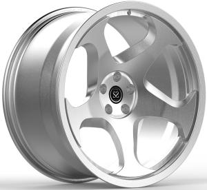 China 2021 BMW 7 series 2 Piece Forged Wheels Clear Brushed 22x9.0 and 22x10 wholesale