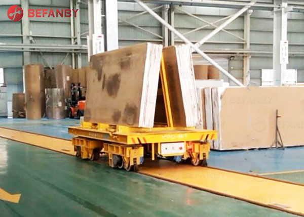 China 15T Mold Battery Power Transfer Cart On Rail wholesale