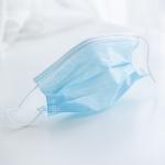 Thick Elastic Ear Loop Disposable Antiviral Blue Face Mask