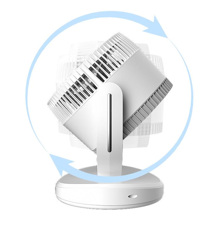 Household Desktop Air Circulation Fan with Portable USB Charging and Table Design 5V