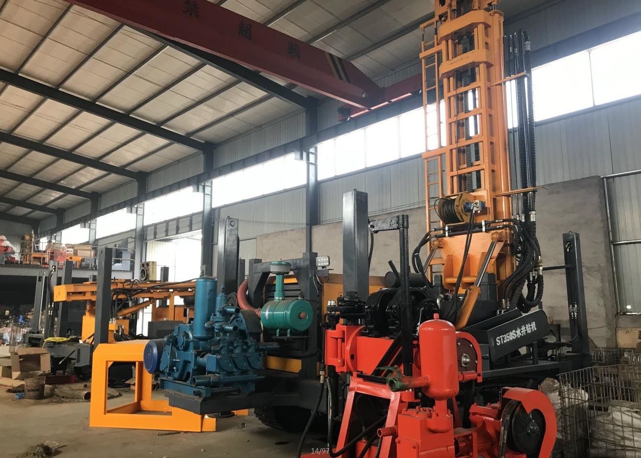 Oem Design Borehole Drilling Truck High Speed St450 Deep Water Well