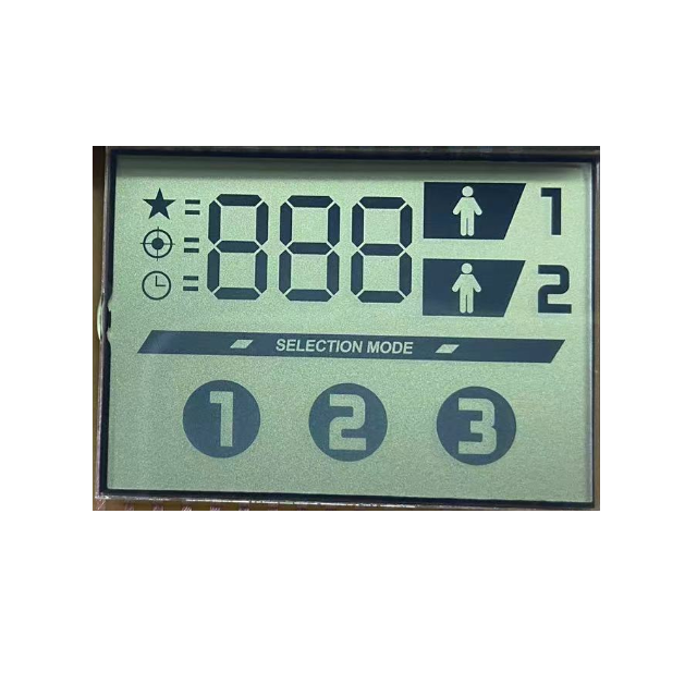 Customized Size Lcd Display Screen , Transmissive Seven Segment Lcd Display