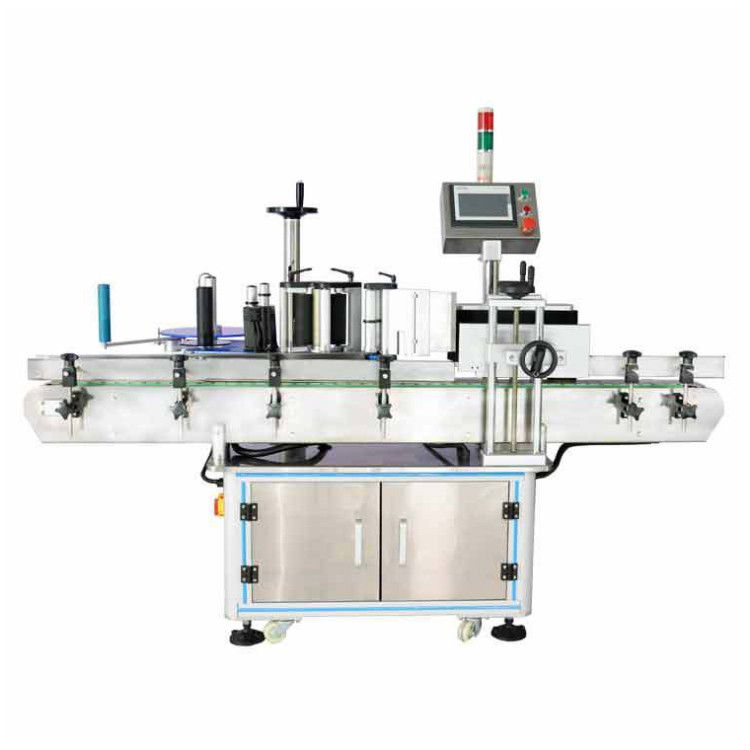 Tin Can Automatic Labeling Machine For Universal Round Bottle Labeling