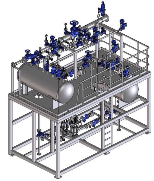 Chinese Non-standard Heat Recovery Skid Customized Solutions Bithermo Safety