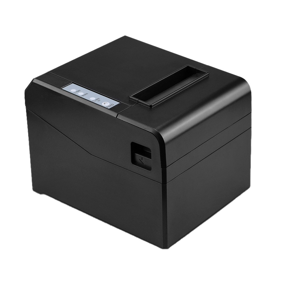 Black 80mm POS Printer 260mm/Sec USB Thermal Receipt Printer