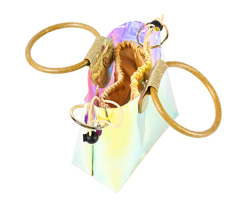 Large Capacity Holographic PVC Tote Handbags For Women