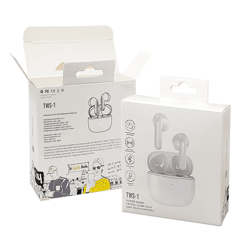 Retail Hang Paper Electronic Product Packaging Box For Mobile Phone Accessories