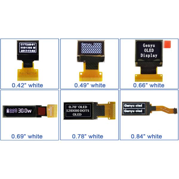 128X64 OLED Customized Fpc Spi i2c Micro Monochrome 0.91 0.96 Oled Display Small Lcd Screen Module Panel Mini 128X32 0.96