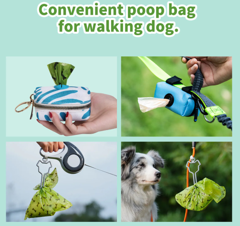 Eco Friendly Pet Waste Bag Disposal Biodegradable Compostable Dog Waste Bags