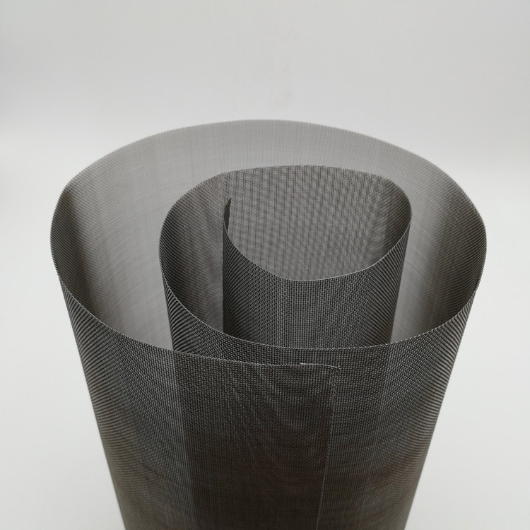 Black Pure Tungsten Wire Mesh 2-200 Mesh 15-25m Wire Length Stable Nature