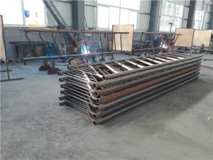 China Adjustable Gate Galvanized Diagonal Cattle Feed Barriers wholesale