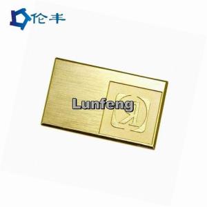 China Die Stamping Aluminum Nameplate Logo RAL AL1060 Stainless Steel wholesale