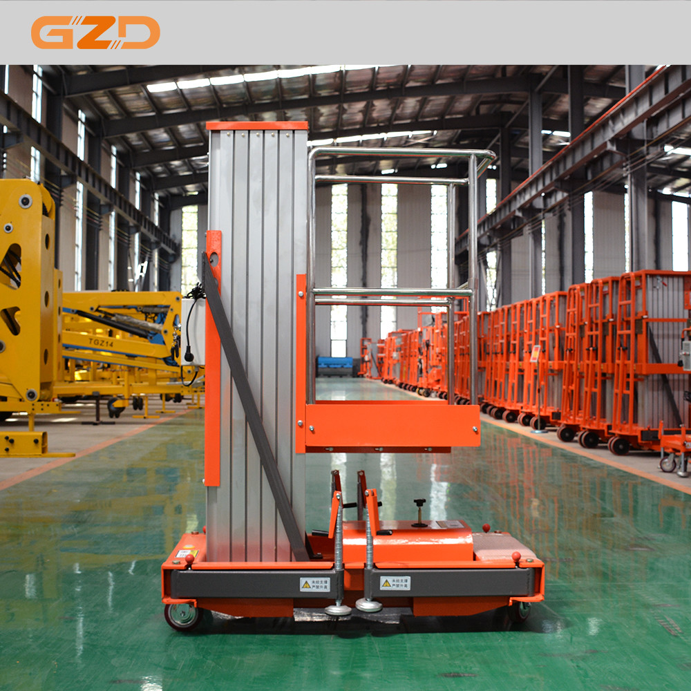 Single Column Work Lift Platform Compact And Durable Elevation Platform For Efficient Vertical Access