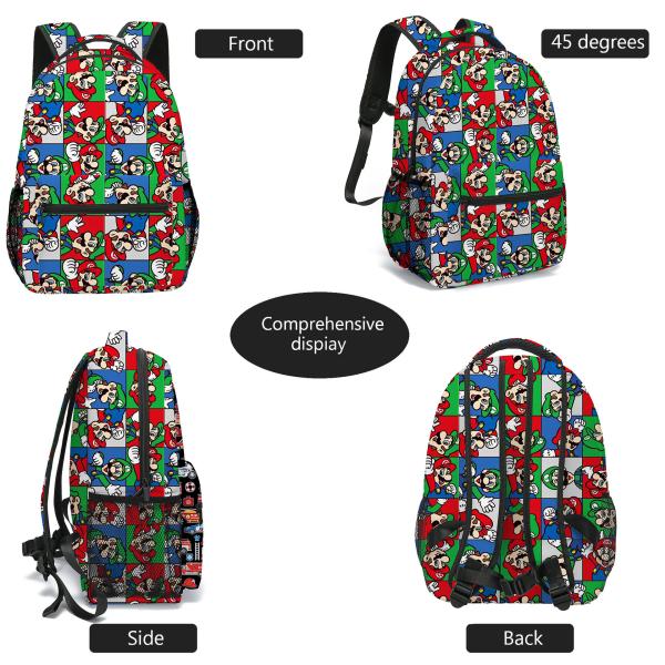 Cartoon Full Printed Large Capacity Backpack Primary School Backpack Load