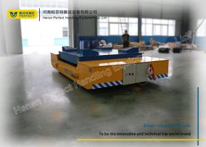 China 21 Ton Yellow Electric Lift Trolley / Hydraulic Platform Lift For Steel Industry wholesale