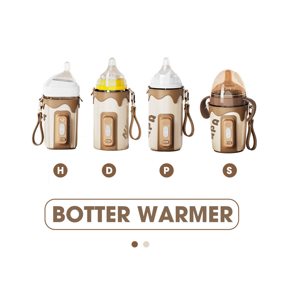 5 Temperature Setting Portable Bottle Warmer For Baby Breastmilk Water Milk Heating