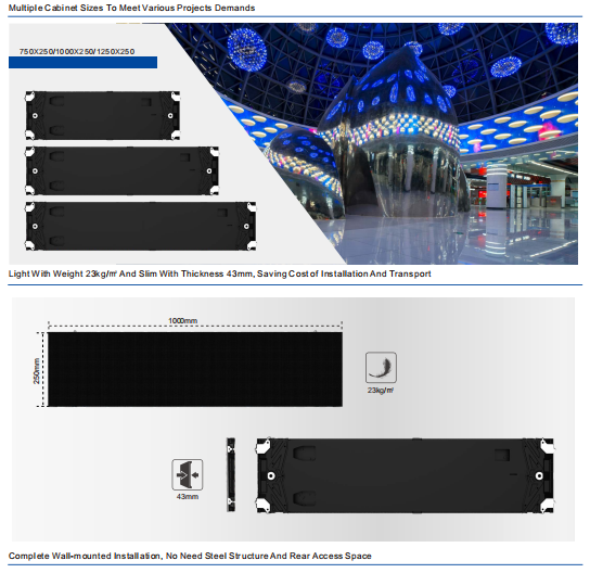 Indoor Full Color Indoor LED Screen P1.9 P2.6 P3.91 LED Display Screen