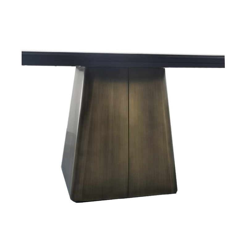 Luxe Haven Ceramic Marble Top Dining Table Unique Square Top Dining Table With Lazy Susan