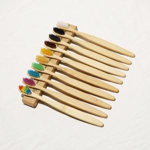 China OEM 100 Recyclable Bamboo Charcoal Toothbrush Biodegradable For Adults wholesale