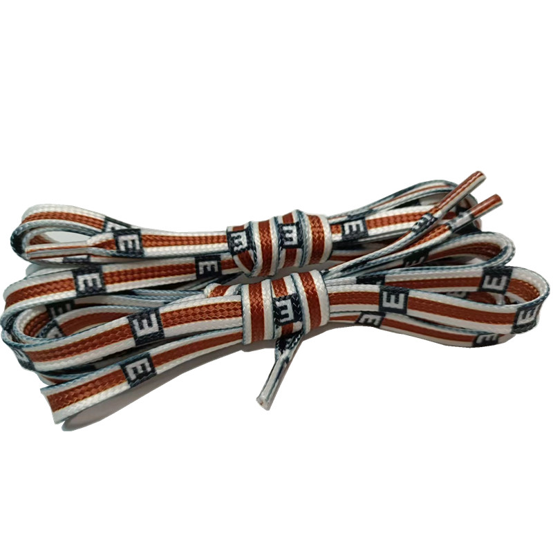 Colorful Custom Shoelace 9mm Sneaker Shoelace Flat Rope Laces