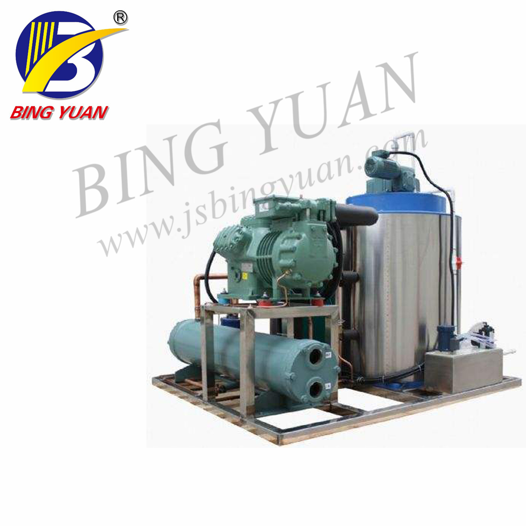 Automatic flake ice machine for fishery commercial type flake ice maker