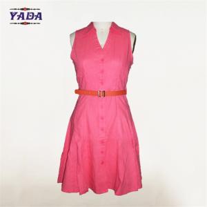 China Red sexy mature shirt neck office party women elegant casual long night dress names for ladies wholesale