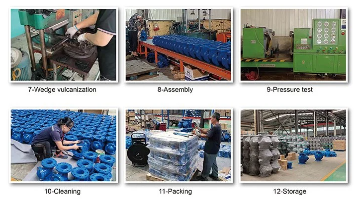 Customized Manual Drive Cast Iron Double Flange Butterfly Valve for Medium Temperature
