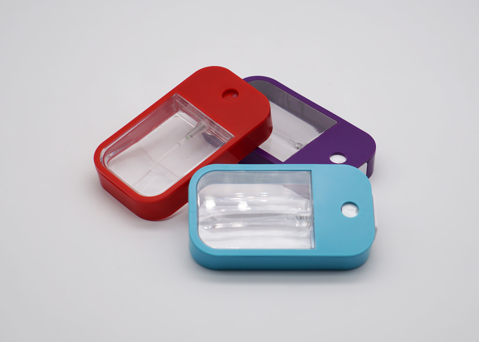 Square Alcohol Perfume Hand Sanitizer Flat Credit Card Spray Bottle