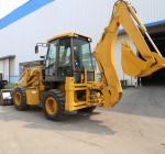 100HP Yuchai Engine 1m3 4X4 3 Ton Backhoe Loader