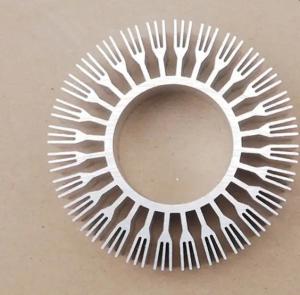 China Extrusion Aluminum Heat Sink Profiles 6000 Series Alloy 3003 Powder Coating on sale