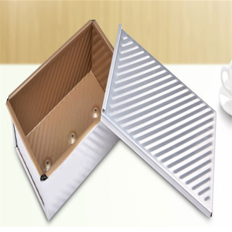 Rk Bakeware China-Corrugated Aluminum Pullman Bread Loaf Pan
