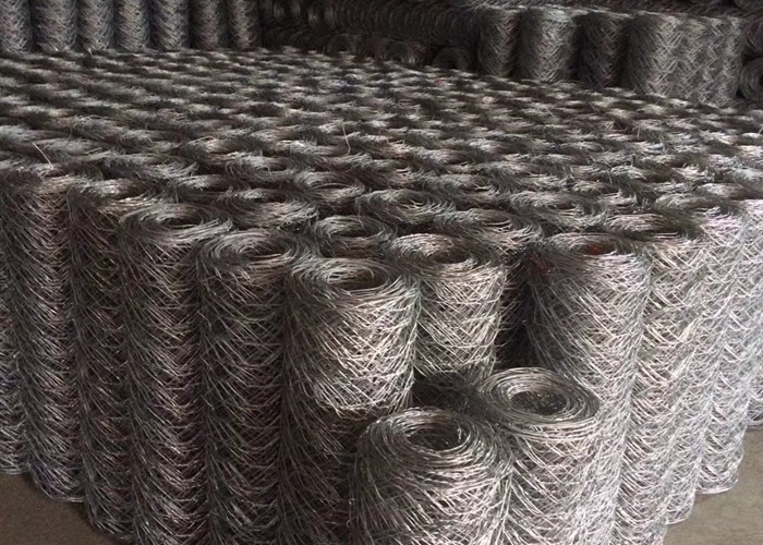 100x120mm Heavy Duty Hexagonal Wire Netting Gabion Mesh Oxidation Resistance