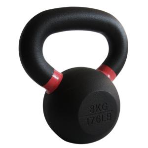 China Power Coated Gym Equipment Kettlebells 5lb-80lb Size Cast Iron Material wholesale