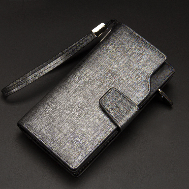 Multi Function Male Purses with Waterproof Function and VIP Card Holder in PU Leather
