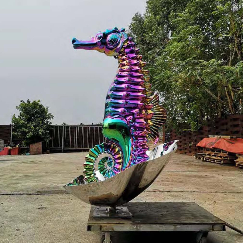Metal Flower Elephant Statue –Stainless Steel Abstract Animal Art for Indoor/Outdoor Spaces