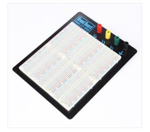 China ABS Plastic Reusable Solderless Breadboard Kit With Aluminum Plate wholesale