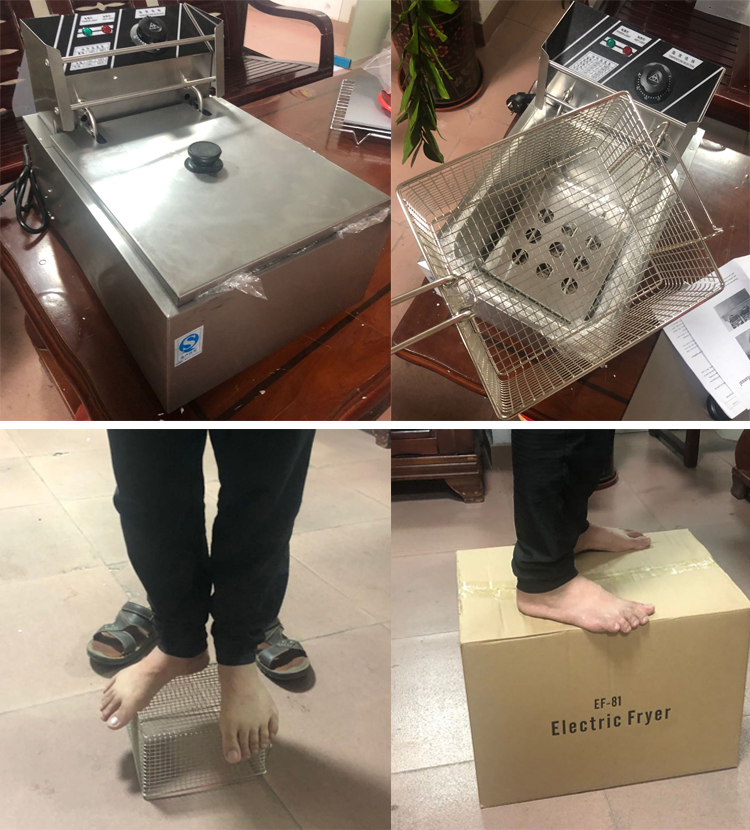 2023 Year Industrial Commercial Electric Countertop 6L Small Deep Fryer For French Fries Chicken Wings